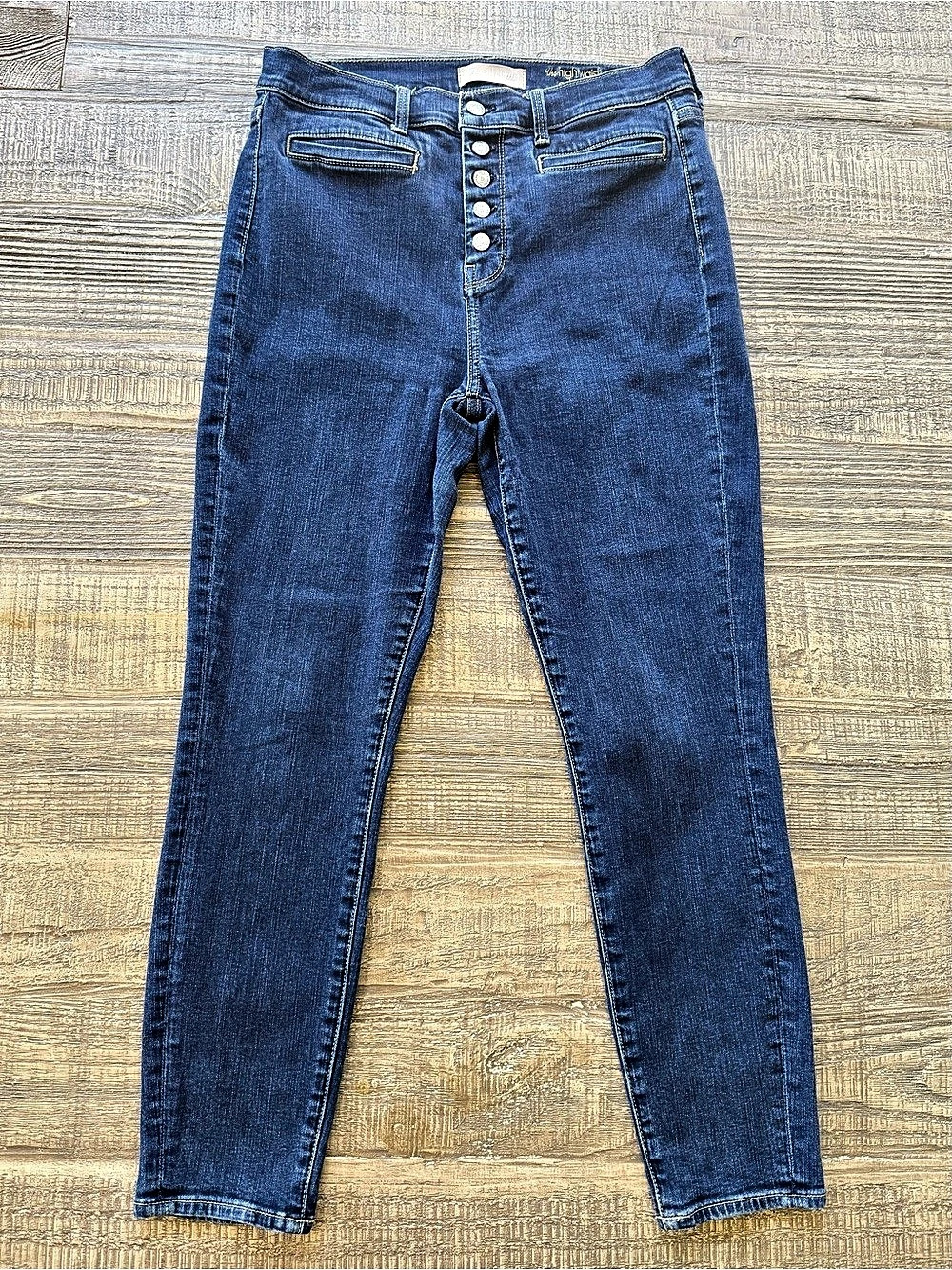 7 for All Mankind B(air) Skinny Jeans Blue Size 30